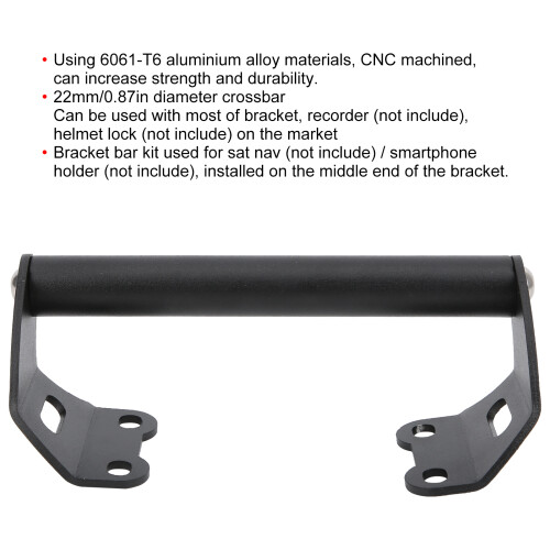 Motorcycle Navigation Bracket Bar Replacement for Suzuki VStrom DL1000 20172019 2