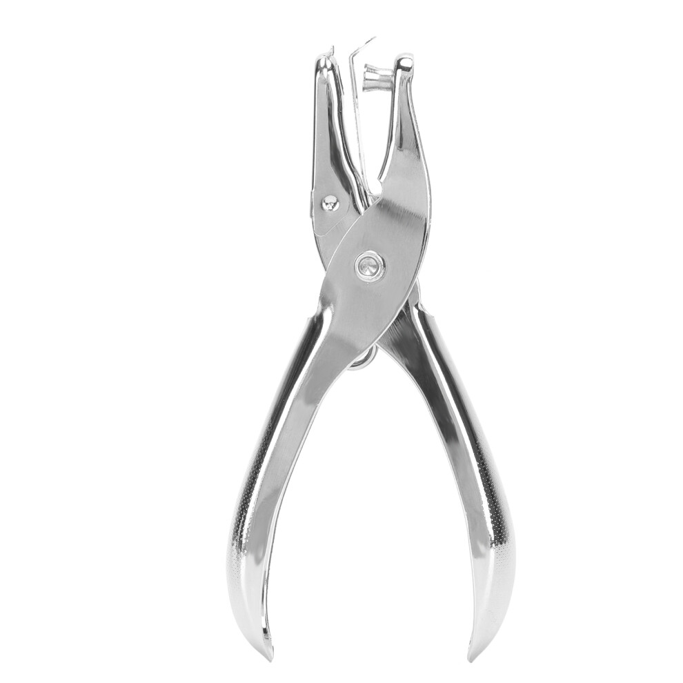 Steel Round Hole Puncher Pliers Home Office Leather Strap Notepad Hole Punching Tool 7621322652161