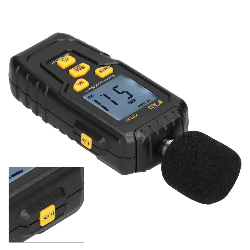 Multifunction Sound Level Meter Decibel Monitor Temperature Tester Environmental Instrumentkd850 9311322653180