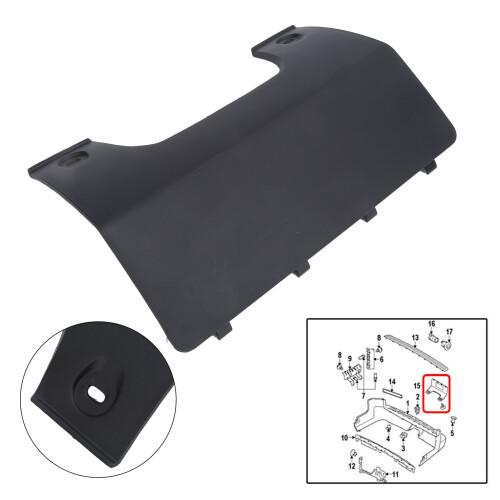 DPO500011PCL ABS Cache-œillet de remorquage pour LR3/Discovery 3 2