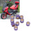9 pezzi Kit variatore 18x14mm 125/150cc rulli in rame 15