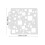 10 pezzi stencil per mandala, trasparenti, 14  12,8 cm 7
