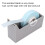 Distributeur de ruban adhésif pour extensions de cils 9,5 x 3 x 5,7 cm gris 4