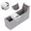 Distributeur de ruban adhésif pour extensions de cils 9,5 x 3 x 5,7 cm gris 7