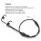 Cavo choke 0487-033 metallo nero per 650 4x4 V2 5