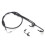 Cavo choke 0487-033 metallo nero per 650 4x4 V2 4
