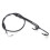 Cavo choke 0487-033 metallo nero per 650 4x4 V2 1
