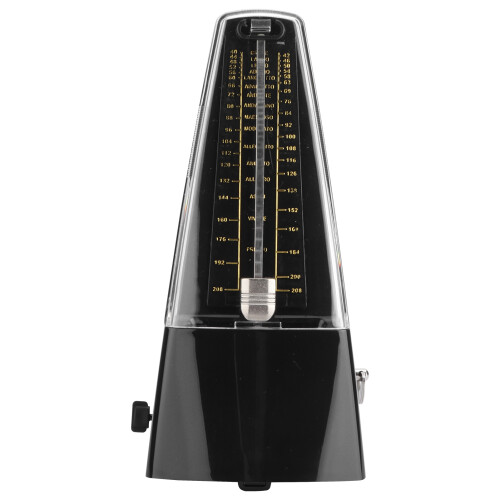 Metronomo meccanico universale classico nero 1