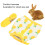 Ensemble harnais et laisse Mini Pets S jaune ananas 12
