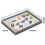 Ornamento di gemme bianche, 15 tipi 31 g 8,561,5 cm 5