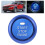 Engine Ignition Start Stop Button Cover Ring Aluminum Alloy Blue Replacement for Mazda CX-4-5 8