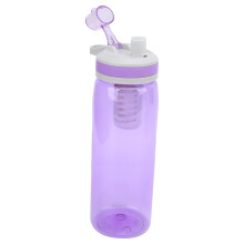 770ml Portable Filtered Water Bottle Outdoor Water Purifier for Camping Hiking EmergencyPurple