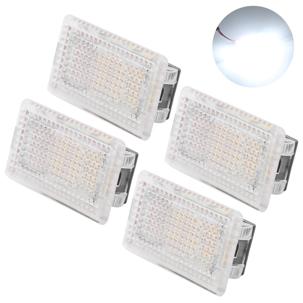 4Pcs Car Footwell Ultra Bright Atmosphere Lamp Replacement For Tesla Model 3 2018Â2021White Light 9301322657943