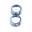Elantra 2015-2020 Coprimanopola blu per interruttore A/C 2 pezzi 12