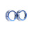 Elantra 2015-2020 Coprimanopola blu per interruttore A/C 2 pezzi 4