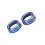 Elantra 2015-2020 Coprimanopola blu per interruttore A/C 2 pezzi 3