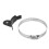 Serbatoio in alluminio per servosterzo 170x88mm Argento 5