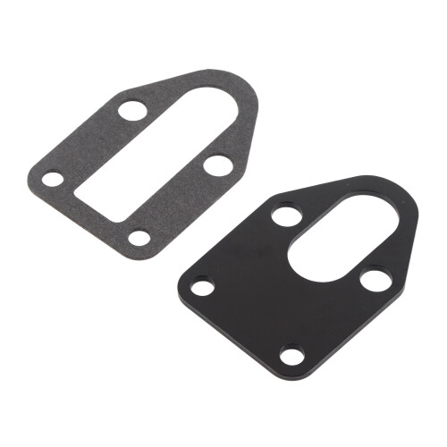 Plaque de pompe à carburant chromée pour petit bloc 283-400