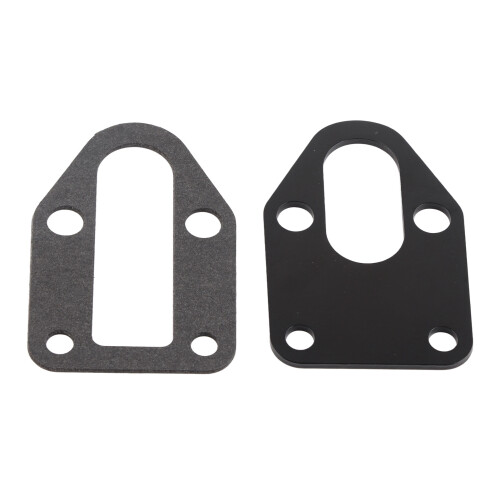 Plaque de pompe à carburant chromée pour petit bloc 283-400 1