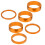 6 pièces d'entretoises de direction en aluminium 28,6 mm / 34 mm couleur or 14
