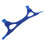 Sangle de menton triangulaire anti-ronflement - bleu 13