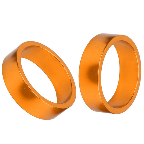 6 pièces d'entretoises de direction en aluminium 28,6 mm / 34 mm couleur or 2