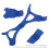 Sangle mentonnière anti-ronflement - Réglable, 36-44g, bleu 6