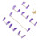 Stabilizzatore 6.25U/2U trasparente viola fai-da-te 1