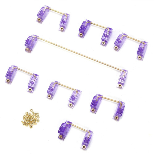 Stabilizzatore 6.25U/2U trasparente viola fai-da-te 1