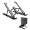 Supporto per laptop regolabile a 6 livelli, 12-16 cm, nero 6
