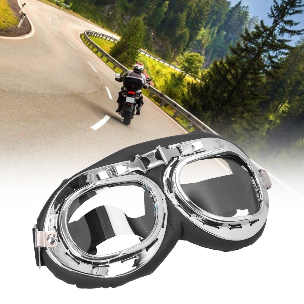 Motorcycle Goggles Vintage Sunglasses Dust Proof Windproof Antiscratch Helmet Wearing 8231322660159