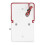 Allarme cablato 12VDC sonoro e luminoso ABS 110dB sirena 6