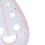 Règle courbe patchwork demi-cercle, plastique 1 pièce 3