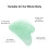 Planche gua sha 39 g 80 x 50 x 5 mm vert clair 5