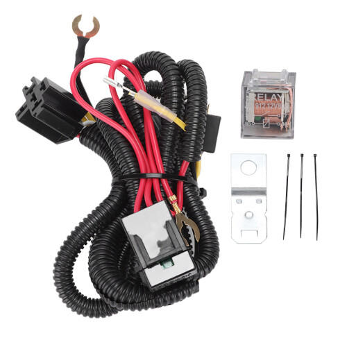 Kit di cablaggio del clacson 12V con relè 1 set universale 1