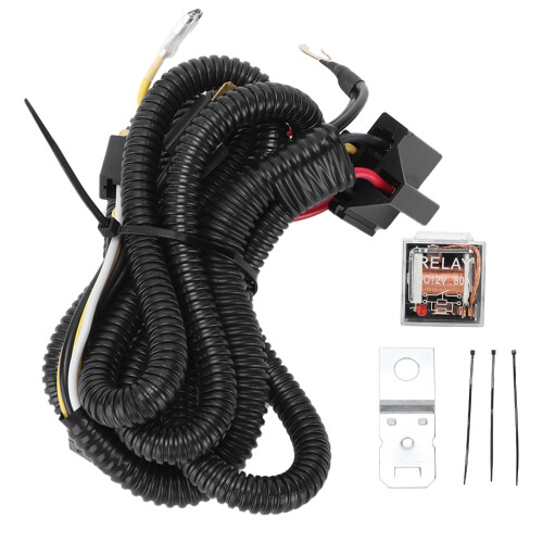 Kit di cablaggio del clacson 12V con relè 1 set universale