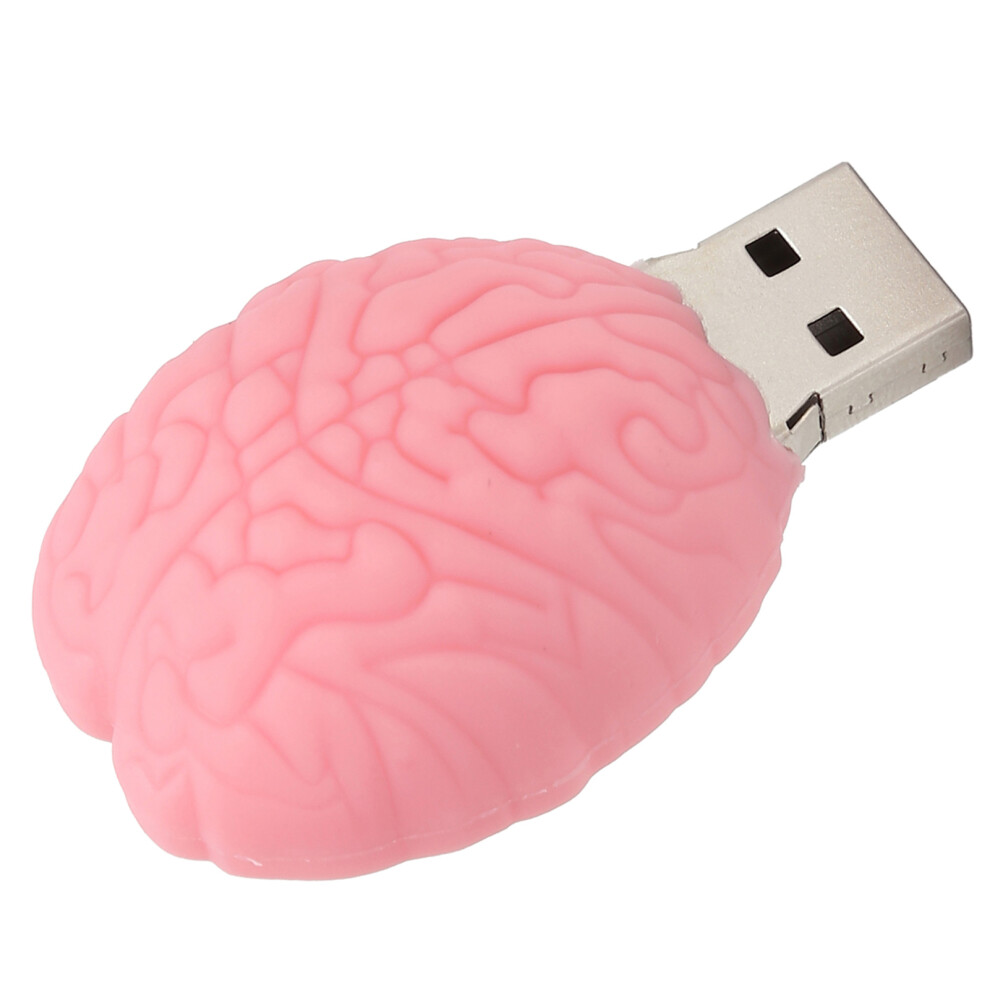 Memory Stick 2.0 Usb Flash Drive Pendrive Computer Data Storage Cartoon Brain Doll Pink128gb 7891322661405