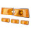 Gelbes LED-Dachlichtabdeckung für Hummer H2 SUT 2005-2009 5