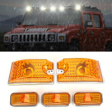 Gelbes LED-Dachlichtabdeckung für Hummer H2 SUT 2005-2009