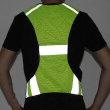 Ultra-sottile alta visibilità 56x52cm 75g Verde fluorescente