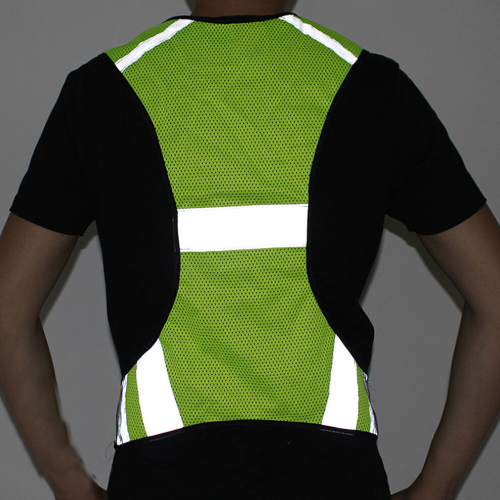 High Visibility Reflective Safety Vest Ultrathin Lightweight Vest For Night Walk Running Dog Walking Motorcycling 8171322663814