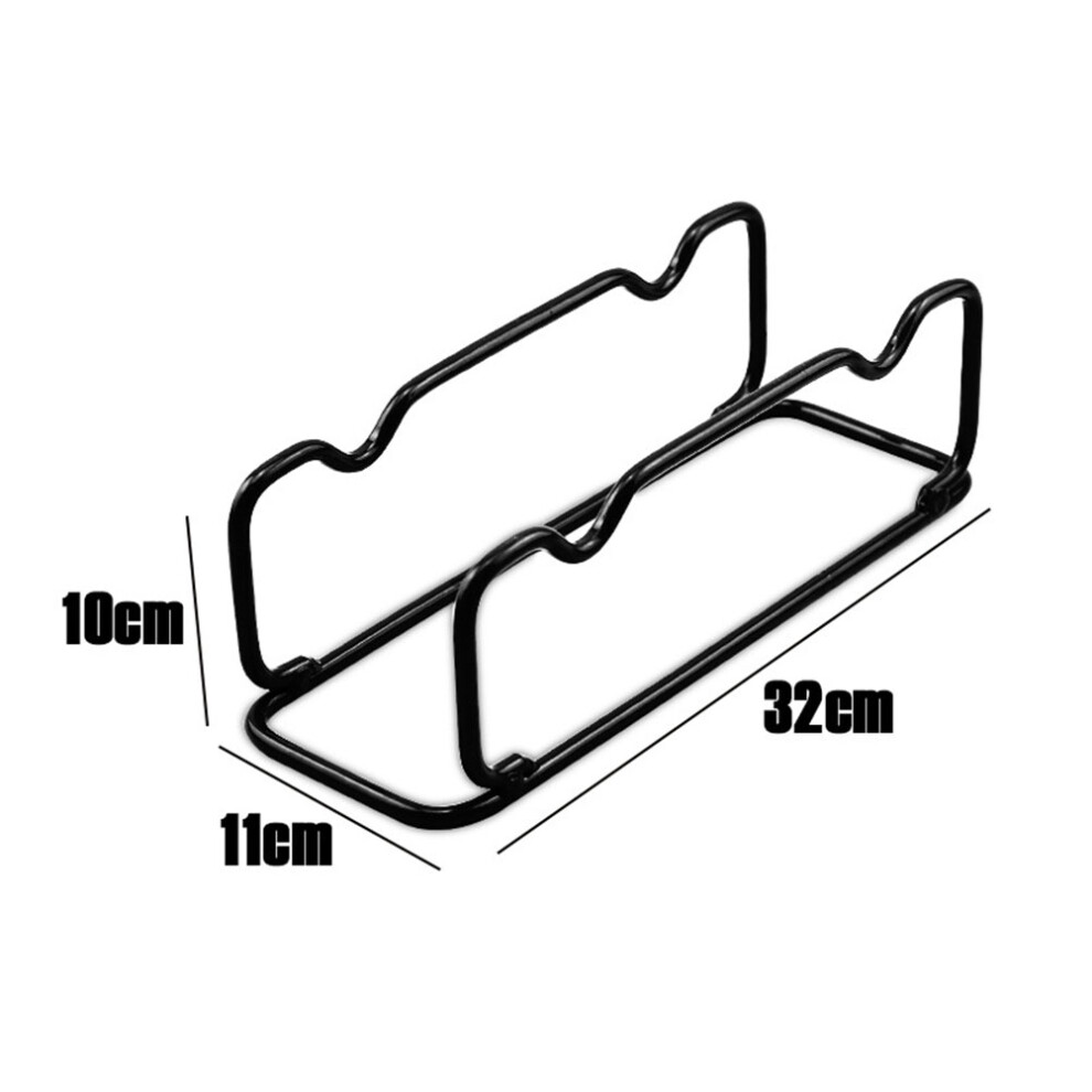 Barbell Bar Dumbbell Rack Compact Barbell Storage Stand Strengthened Steel Bracket for Home Office