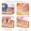 30 pezzi EMS Gel Pads 40mm60mm trasparenti addominali EMS 3