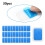 30 pezzi EMS Gel Pads 40mm60mm trasparenti addominali EMS 1