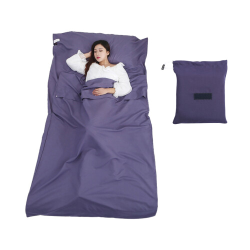 Drap de couchage portable 115 x 210 cm en polyester 1