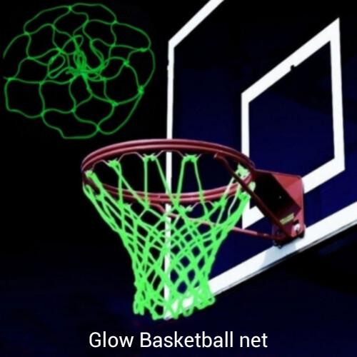 La rete da basket Dark da 20 pollici, verde fluorescente. 2