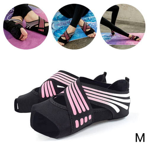 FiveToes Scarpe da Pilates Rosa/Verde 35/36-39/40 1