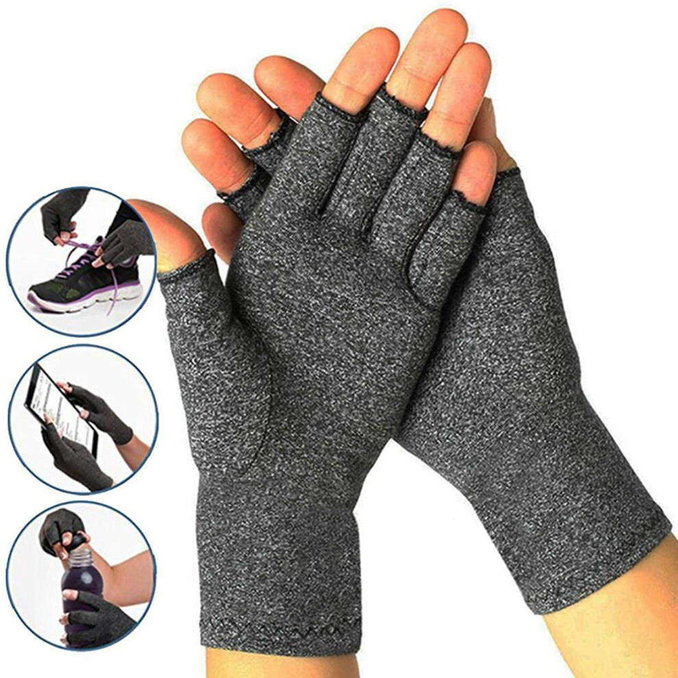 Arthritis Hand Compressing Gloves Fingerless Breathable Hand Gloves for Women Men