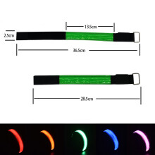 Brassard LIR2032 32cm x 2.5cm LED couleur 4 pièces