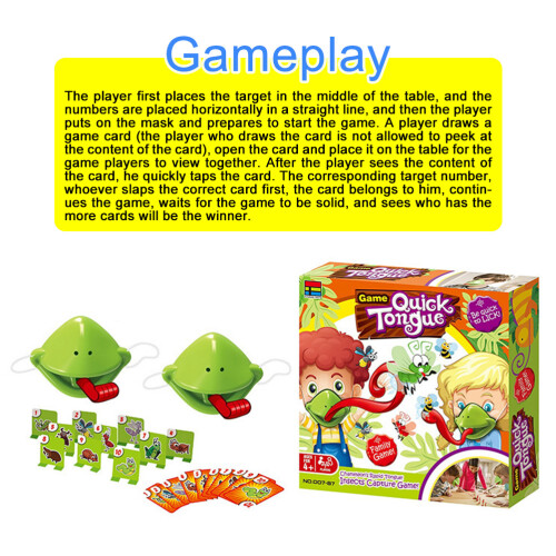 Set di giochi della lingua - PC multicolore, 25.5x25.5x6 cm 2